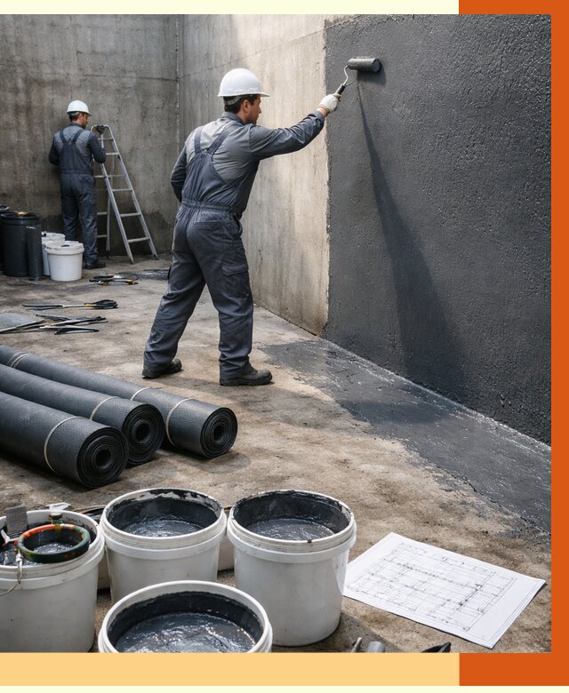 Гидроизоляция резервуара в Верхней Пышме от 123120 руб. под ключ | ТепломастерВрх