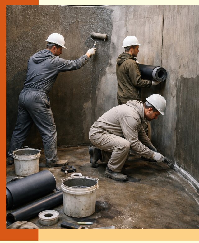 Гидроизоляция резервуара профессионально в Верхней Пышме