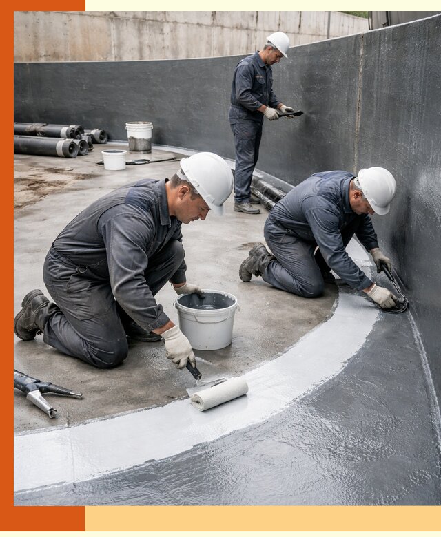 Гидроизоляция резервуара для топлива в Верхней Пышме