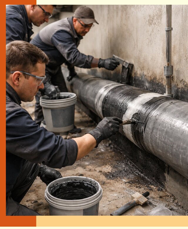 Гидроизоляция труб в Верхней Пышме — защита и герметизация коммуникаций