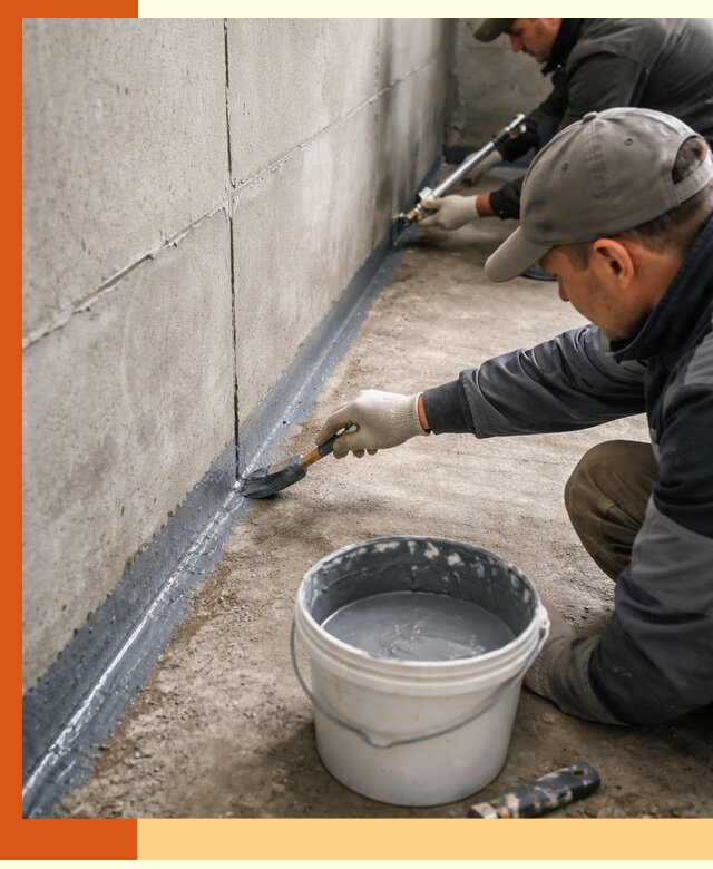 Гидроизоляция швов зданий и конструкций в Верхней Пышме