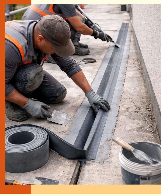 Гидроизоляция деформационного шва в Верхней Пышме профессионально и надежно