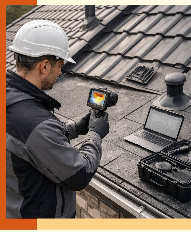 Тепловизионное обследование кровли в Верхней Пышме для выявления дефектов