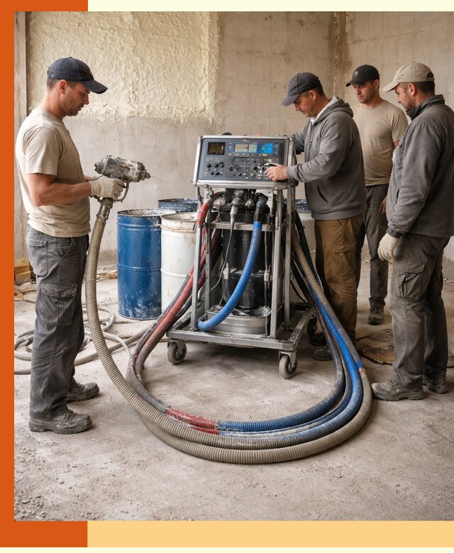 Аренда установки для напыления ППУ в Верхней Пышме на выгодных условиях